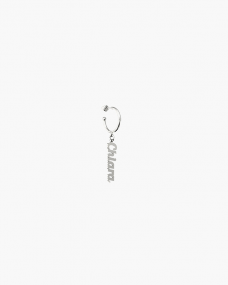 MYNOVE25 NAME PENDANT SINGLE EARRING NOVE25