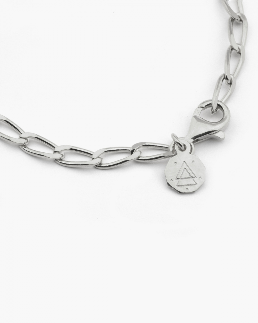 Bracelets SILVER LONG CURB CHAIN BRACELET NOVE25