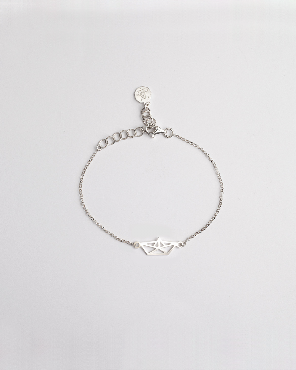 b2b BRACCIALE ORIGAMI BARCHETTA / RODIO LUCIDO NOVE25