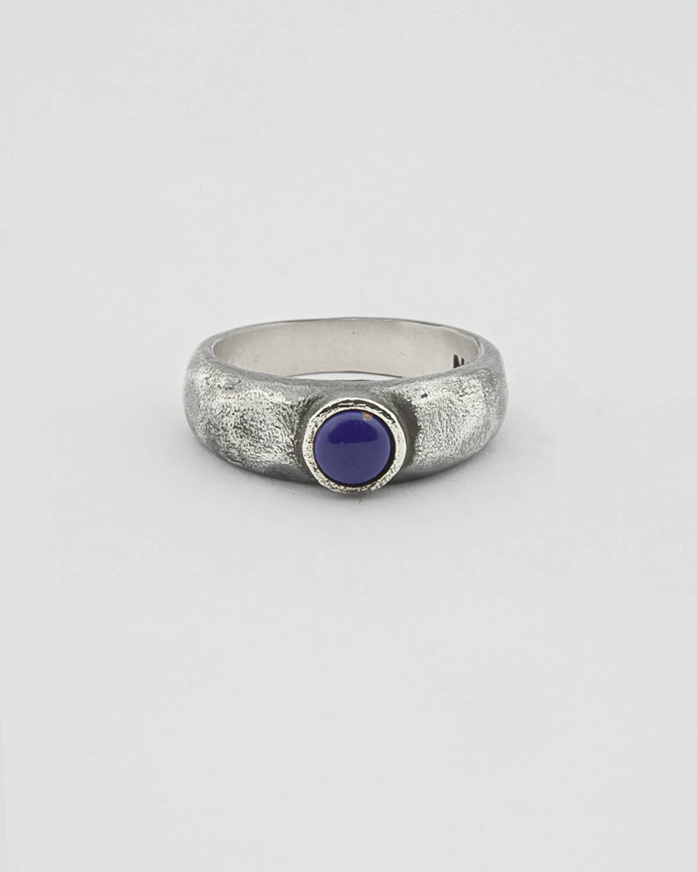 ANILLO GRANDE ANTICA ROMA LAPIS PLATA...