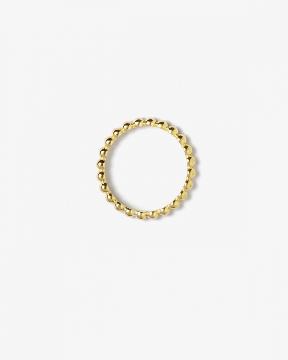 YELLOW GOLD BUBBLES FINE RING