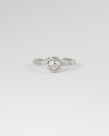 SILVER THE LOVERS FINE RING