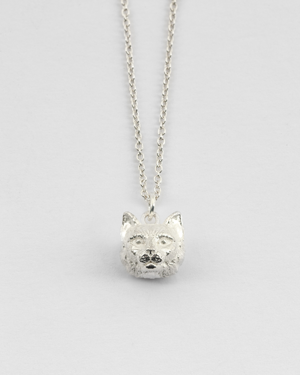 NORWEGIAN FOREST NECKLACE F040 L60 / POLISHED SILVER