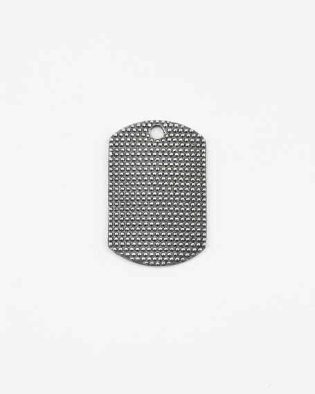DOTTED ARMY PLATE PENDANT