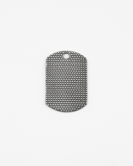DOTTED ARMY PLATE PENDANT