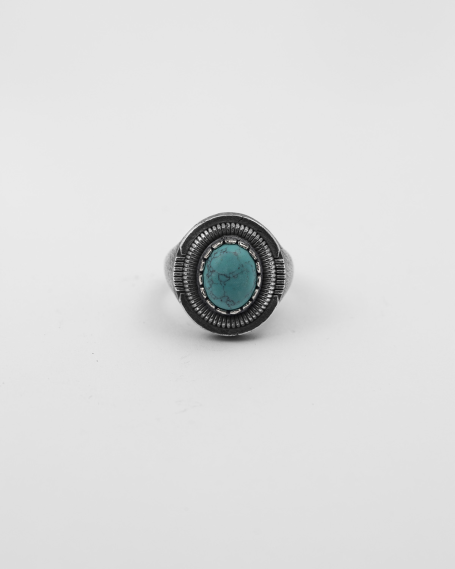 OVAL TURQUOISE SHIELD...