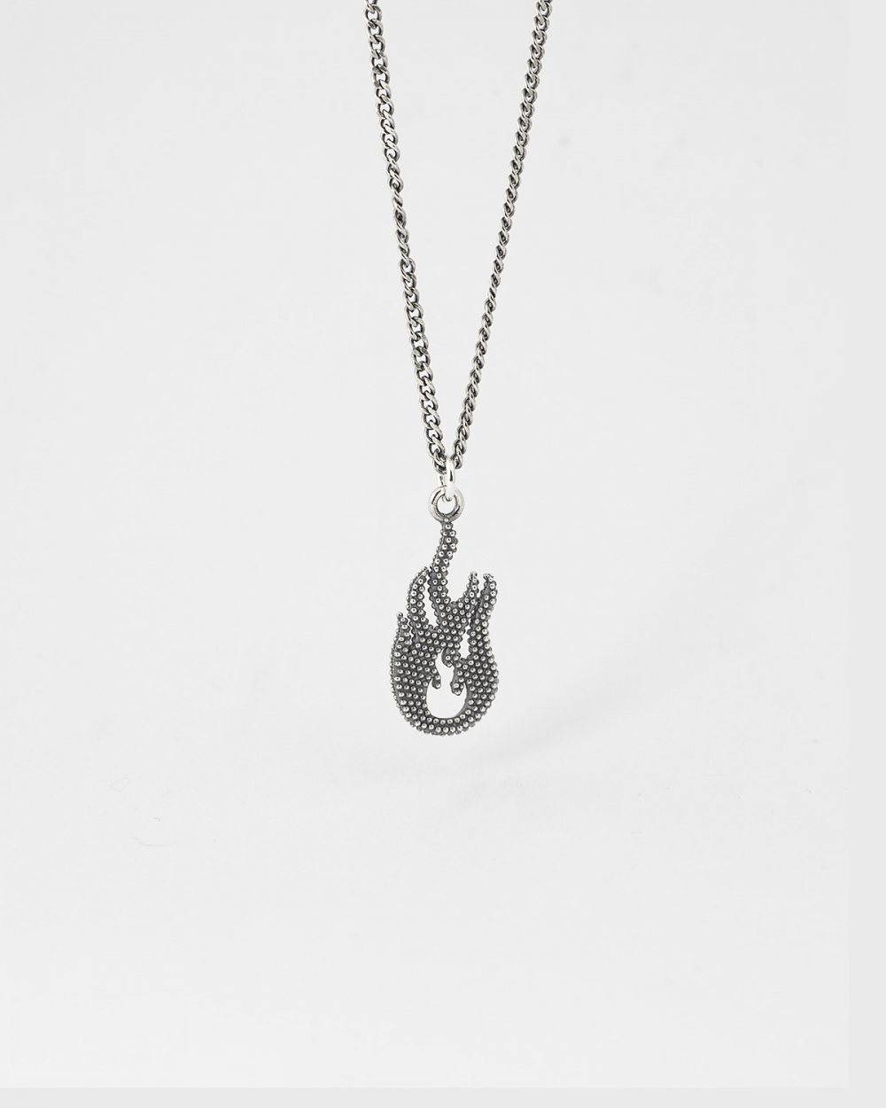 VOS DOTTED FLAME PENDANT NECKLACE...