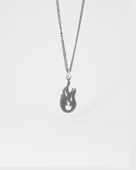 VOS DOTTED FLAME PENDANT NECKLACE G060 L60