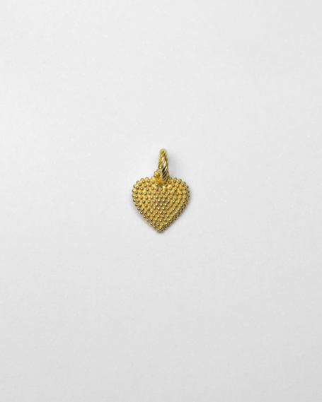 DOTTED HEART CHARM PENDANT...