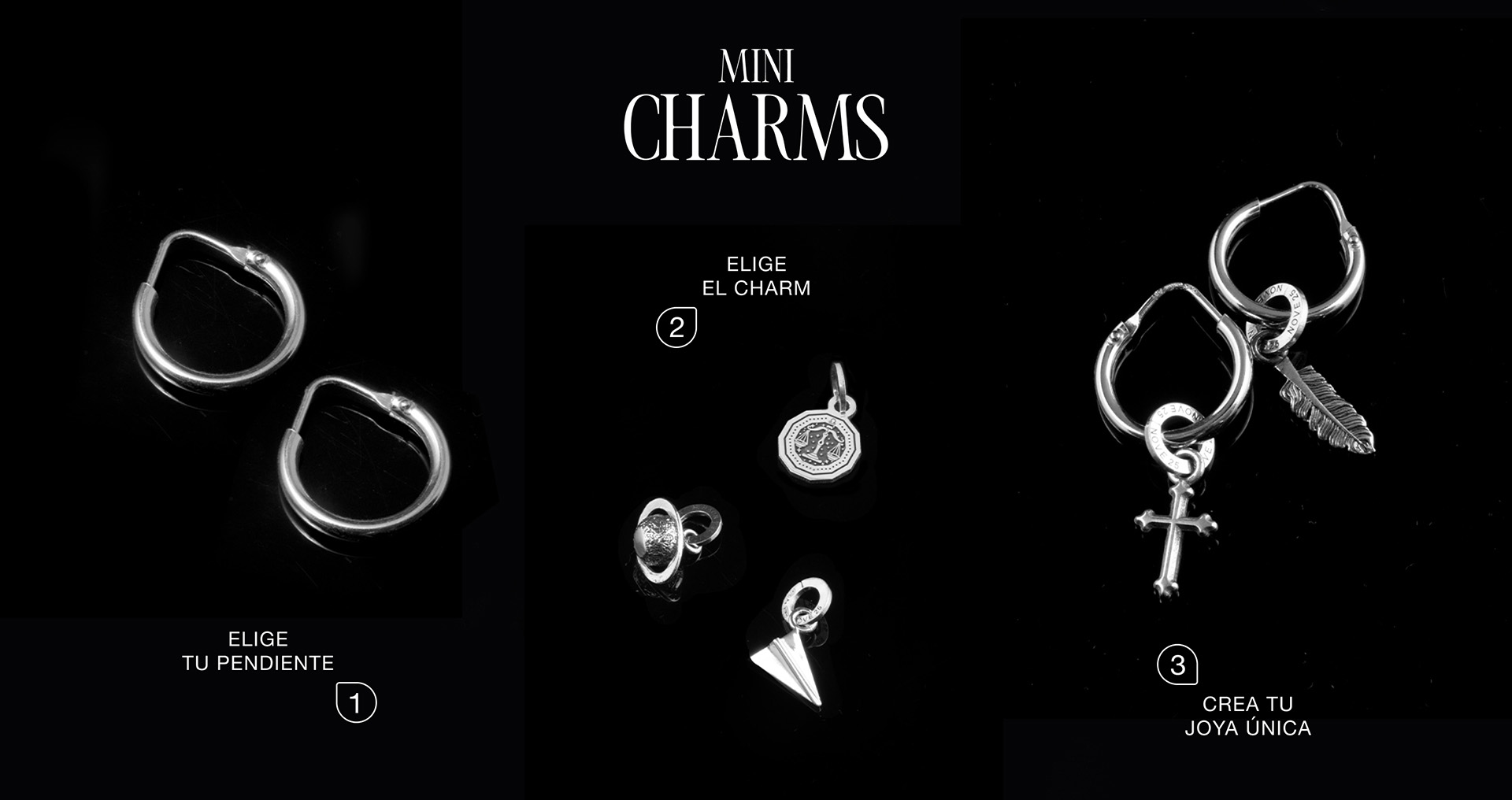 Crea il tuo gioiello unico con i Mini Charm Nove25 realizzati in argento sterling 925 Made in Italy