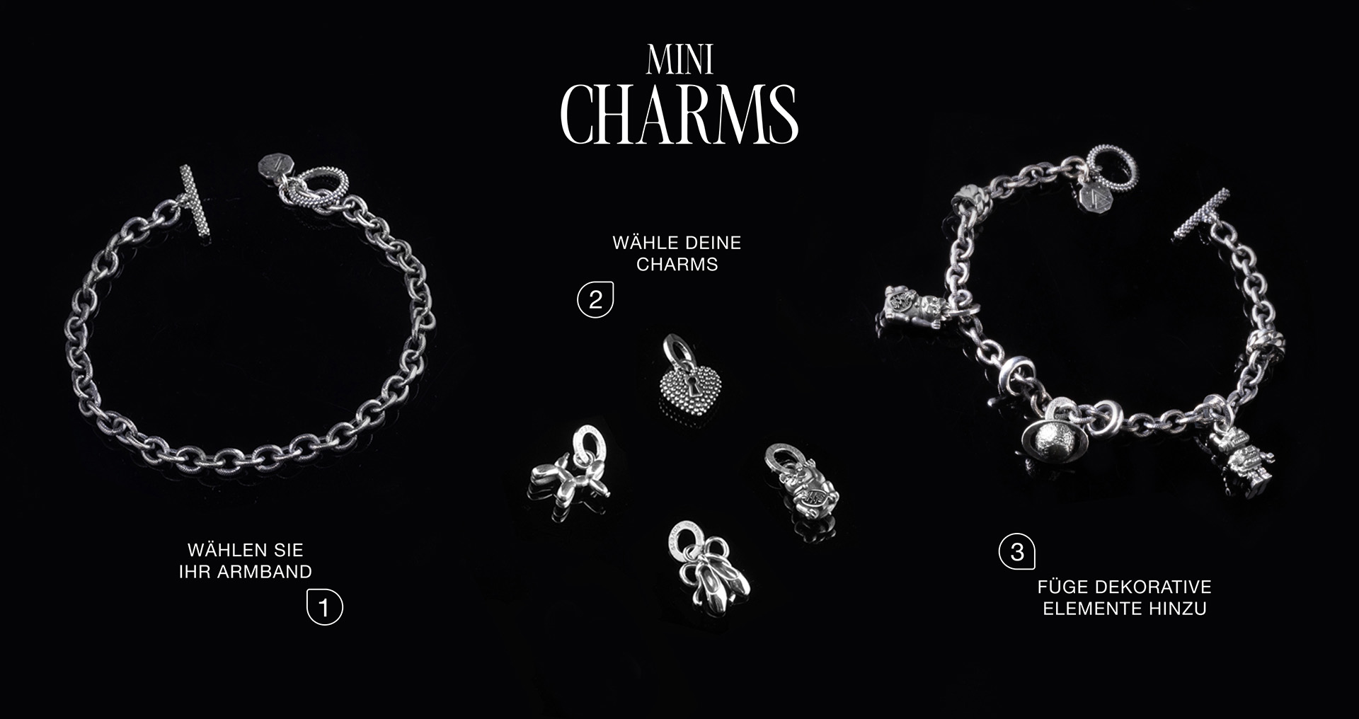 Crea il tuo gioiello unico con i Mini Charm Nove25 realizzati in argento sterling 925 Made in Italy