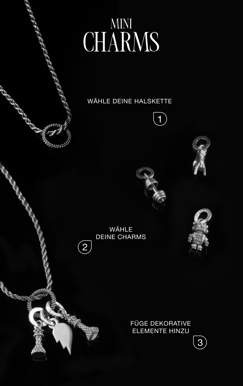 Crea il tuo gioiello unico con i Mini Charm Nove25 realizzati in argento sterling 925 Made in Italy