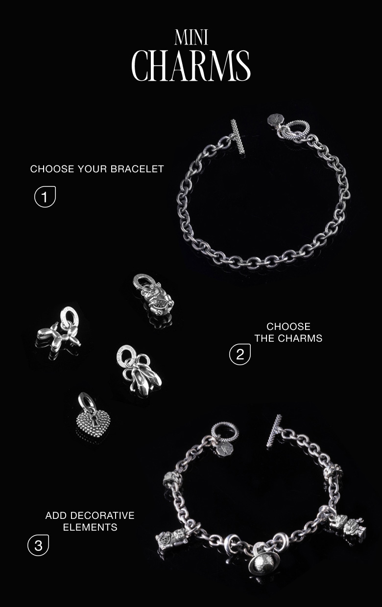Crea il tuo gioiello unico con i Mini Charm Nove25 realizzati in argento sterling 925 Made in Italy