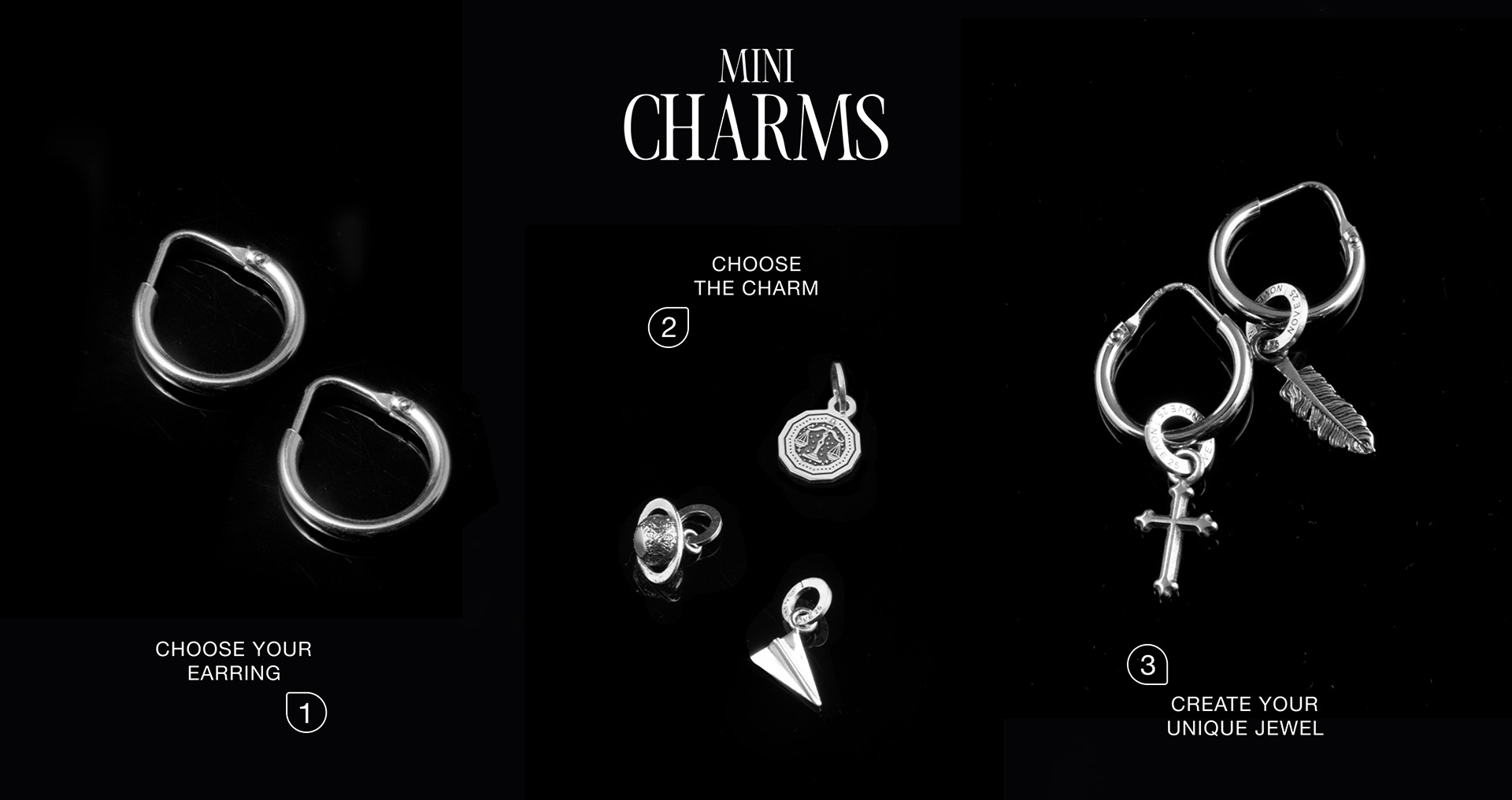 Crea il tuo gioiello unico con i Mini Charm Nove25 realizzati in argento sterling 925 Made in Italy