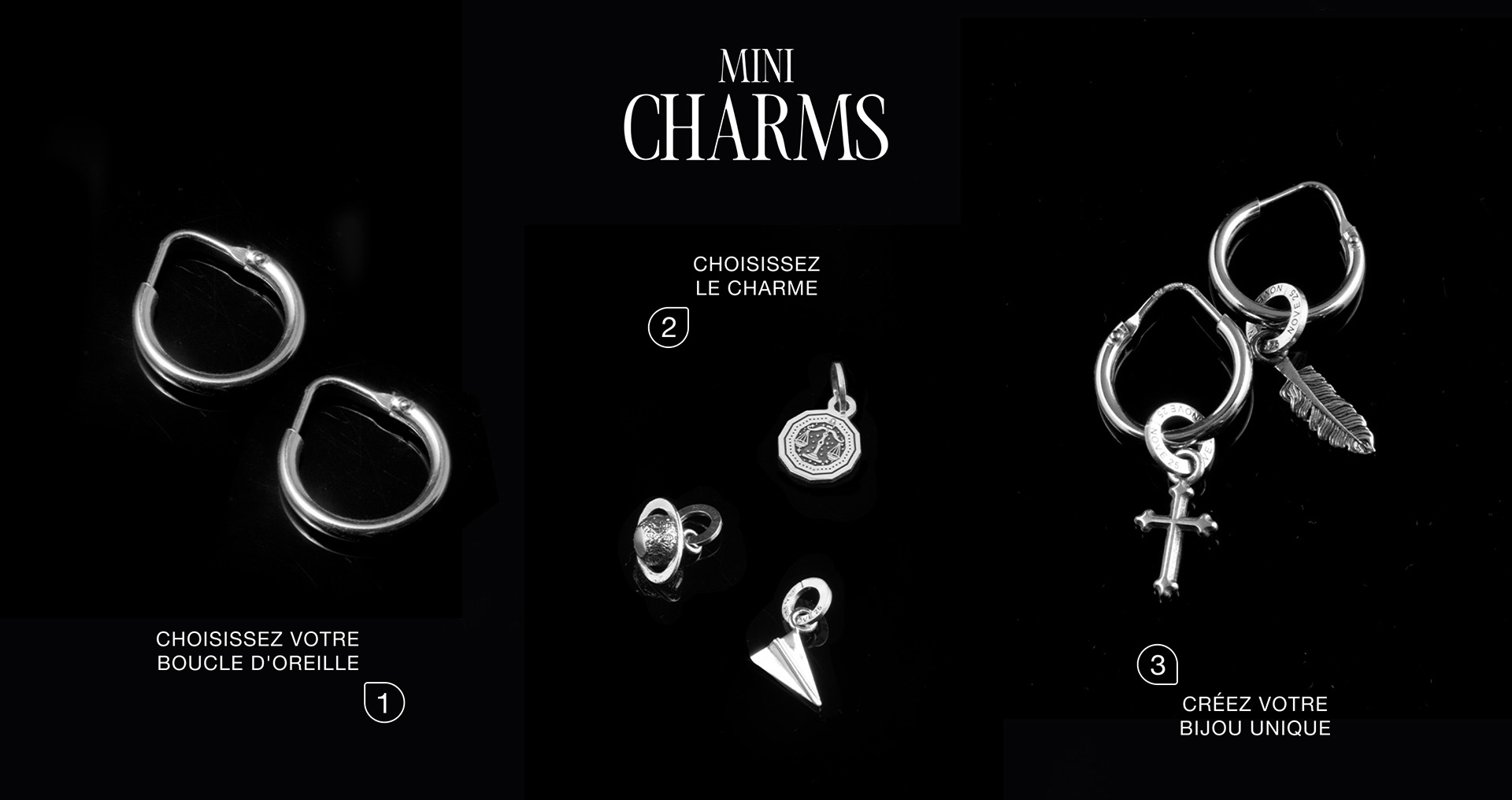 Crea il tuo gioiello unico con i Mini Charm Nove25 realizzati in argento sterling 925 Made in Italy