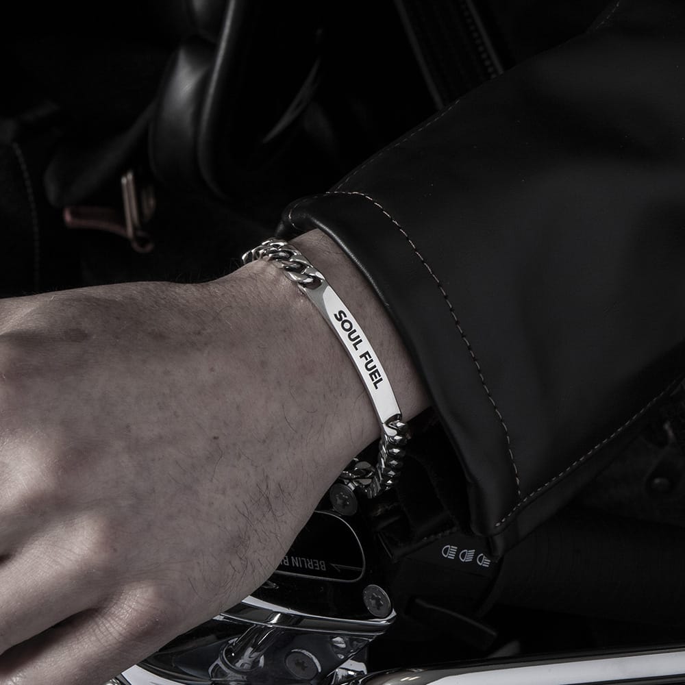 Bracciale Retrò In Pelle Blu | Disponibile! | Lucleon - Foto 5