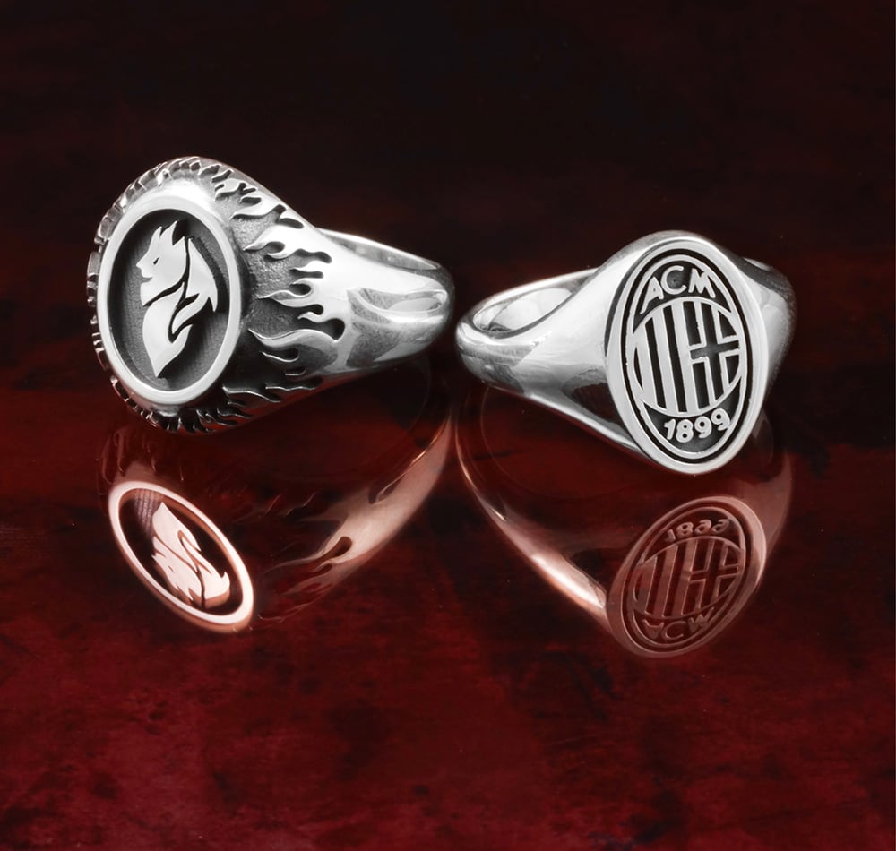 Born From Fire | Scopri i gioielli in argento 925 della collaborazione tra Nove25 e AC Milan